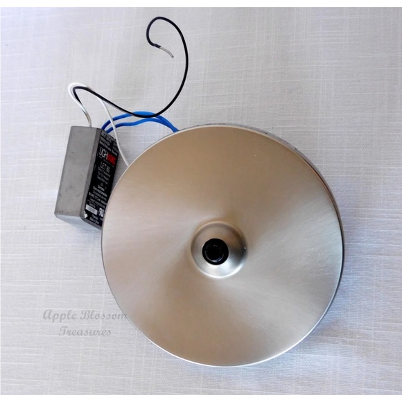 Besa Lighting 1XP-5605MA-SN-LV Tay Tay Pendant-Flat Canopy-Magma Gl-Satin Nickel - Picture 11 of 11